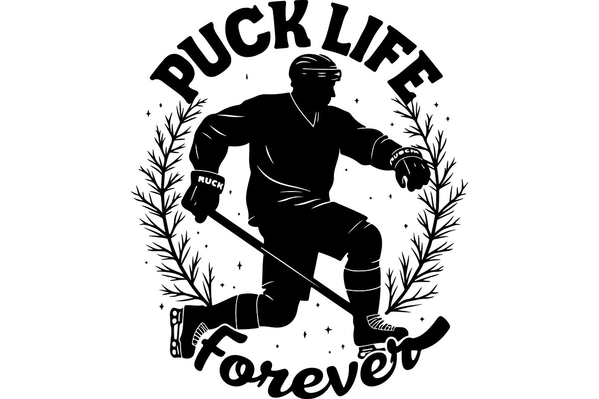 Hockey T-Shirt Design Bundle, an Object Graphic by Creativeshirt (Photo 3 of 10)