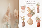 Everlasting Florals Boho Watercolor, an Illustration by Catch the Dream Art (Thumbnail 11 of 12)