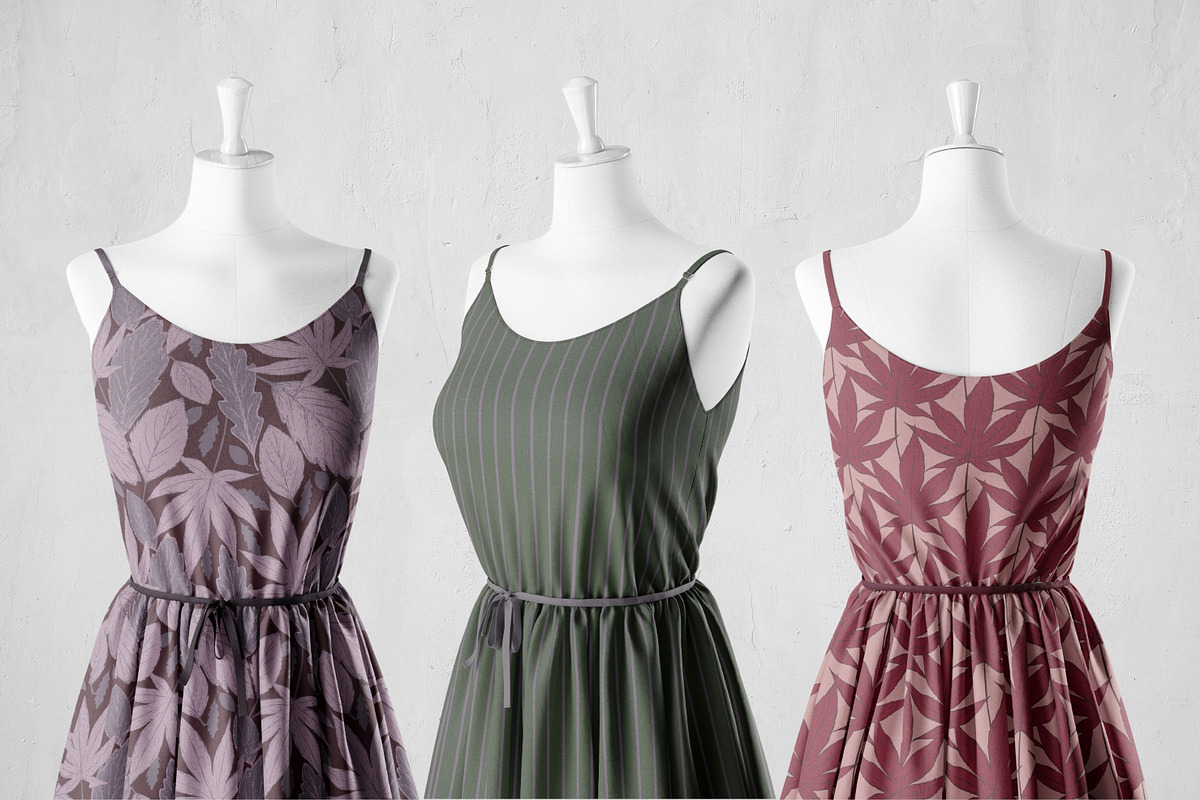 Hand-drawn fall botanical patterns, a Pattern Graphic by Enia Grace (Photo 7 of 12)