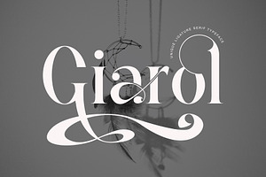 Giarol Serif Type Face