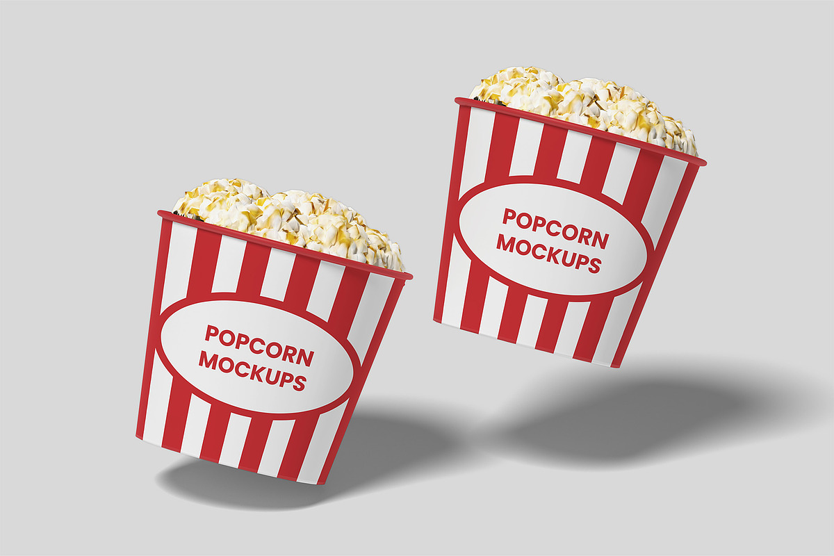 Popcorn Bucket Mockup Bundles, a Cups & Container Mockup by Compositing Studio (Photo 9 of 20)
