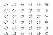 Weather Glyph Set, an Icon by Web Icon Set (Thumbnail 2 of 4)