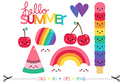 Hello Summer Color Font + SVG Bundle, a Sans Serif Font by Miss Tiina (Thumbnail 4 of 5)