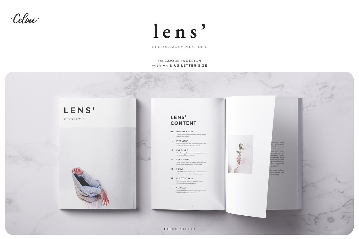 AESTHETIC Magazine Bundle (5 IN 1), a Magazine Template by Celine Studio (Photo 3 of 6)