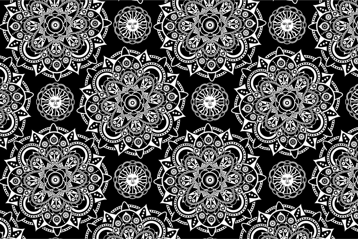 Seamless mistical pattern