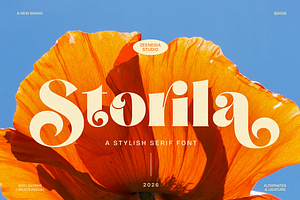Storila, a Serif Font by zeenesia