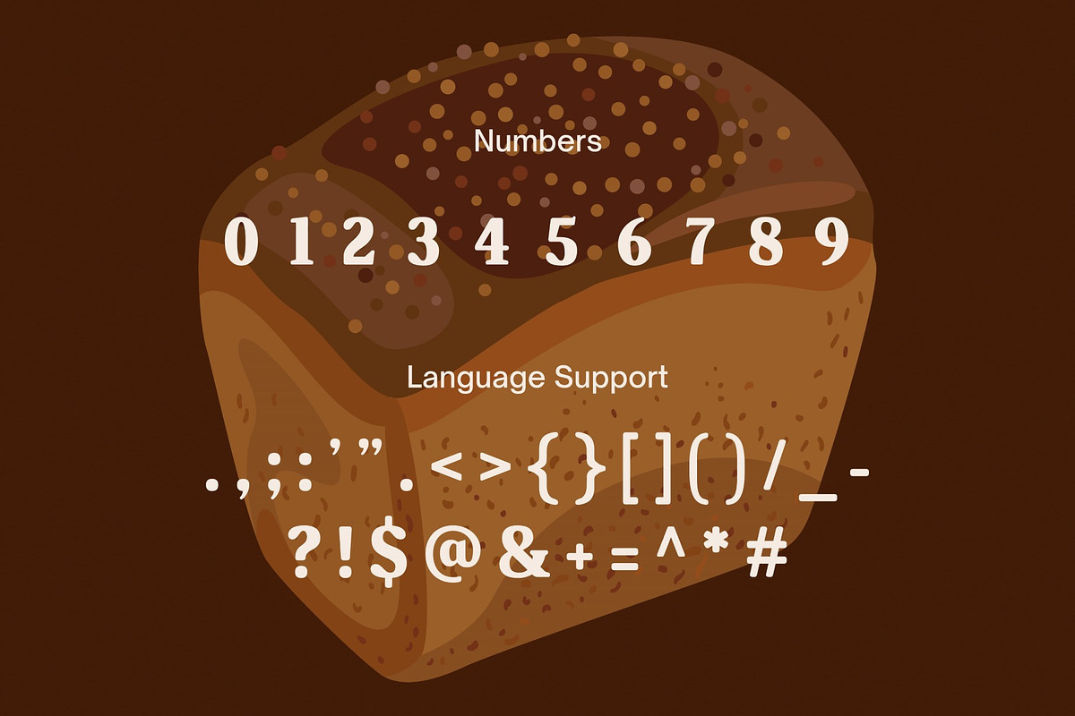 Bakehaus - Retro Bakery Display Font, a Serif Font by Studio Moara (Photo 2 of 8)