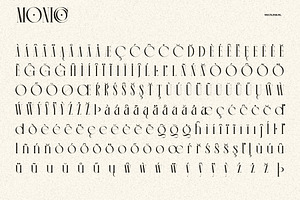 Monico Display Font