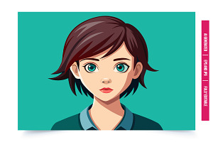 Woman with Finance Icons, an Illustration by Tanuart