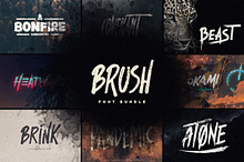 Brush Font Bundle