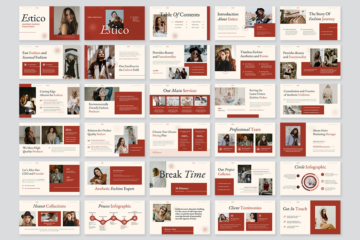 Estico Aesthetic Fashion Powerpoint, a Presentation Template by kerismaker (Photo 9 of 10)