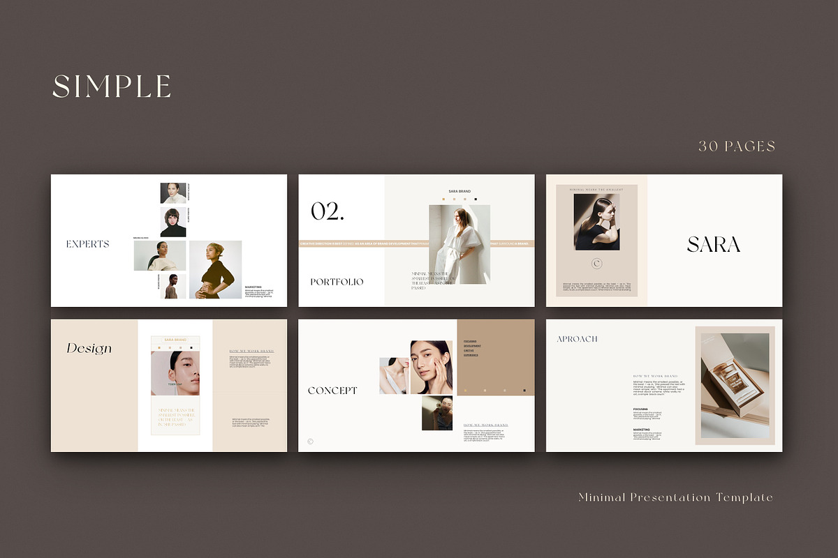 Minimal Presentation Template, a Presentation Template by Studio Industry (Photo 8 of 12)