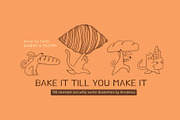 Bake it till you make it, a Food Illustration by Annakniaz (Thumbnail 1 of 16)