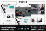 EVENT- Responsive Email Template, an Email Template by FourDinos (Thumbnail 1 of 5)