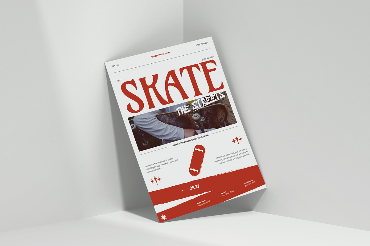 Skate - Poster, a Poster Template by VUNIRA (Photo 2 of 3)