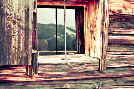 Wooden Heart Containing Mountain Cliff And Rock preview 6