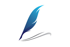 Feather logo concepts, a Branding & Logo Template by T.Vooka