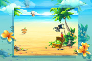 Set of illustrations on beach theme, a Decorative Illustration by Nearbirds (Thumbnail 2 of 7)