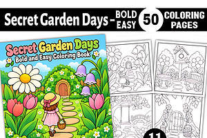 Secret Garden Days Coloring Book