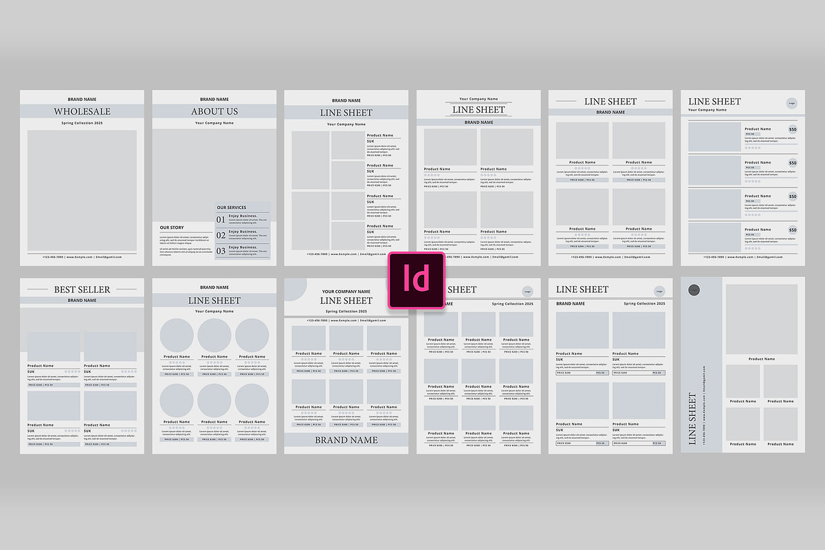 Wholesale Line Sheet Template, a Stationery Template by Design Zone (Photo 7 of 7)