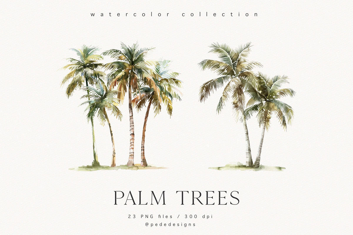 Palm Trees, a Decorative Illustration by PeDe Designs (Photo 8 of 9)