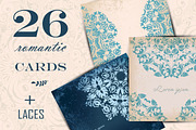 Rownd Lace Cards, a Decorative Illustration by Lidiebug (Thumbnail 1 of 6)