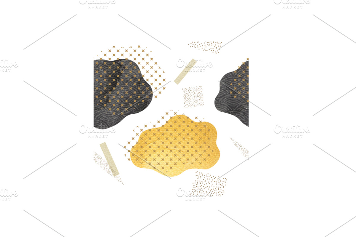Gold Japanese seamless pattern, a Graphic by marukopum (Photo 2 of 2)