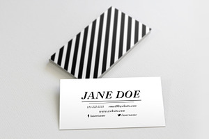 The Boutique -Business Card Template