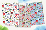 Northern Sea Watercolor Set, an Animal Illustration by Natalia Fedorova (Thumbnail 8 of 16)
