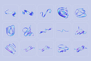 3D Glass Waves - 93 illustrations, an Object Graphic by assetpro.design (Thumbnail 14 of 15)