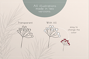 Winter line drawing collection, an Illustration by Anna.Klets (Thumbnail 5 of 12)
