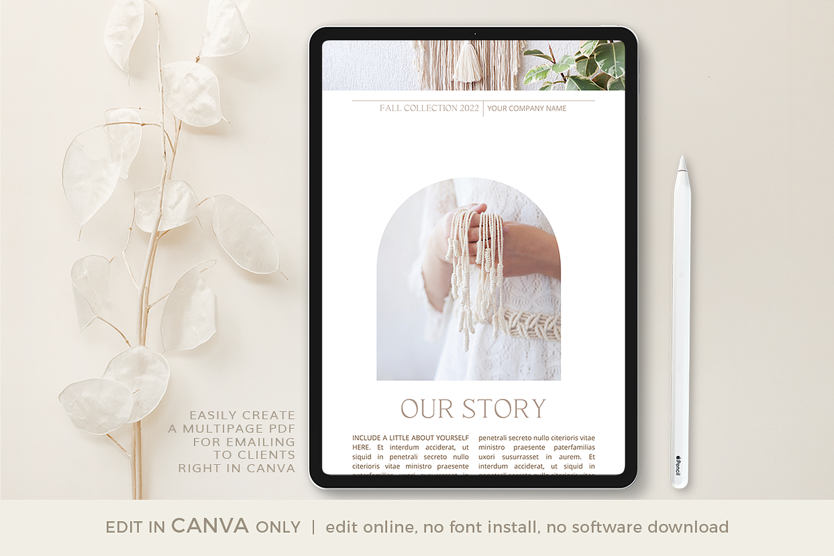 Wholesale Catalog Template CANVA, a Magazine Template by Digiluxe (Photo 5 of 7)