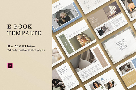 Ebook Template InDesign Brochure, a Magazine Template by TemplatesForest