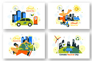 10 Climate Neutral City Illustration, an Object Illustration by denayunebgt (Thumbnail 2 of 4)
