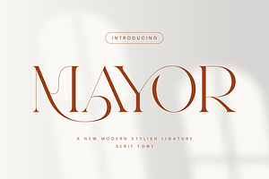 Mayor - Stylish Serif Font