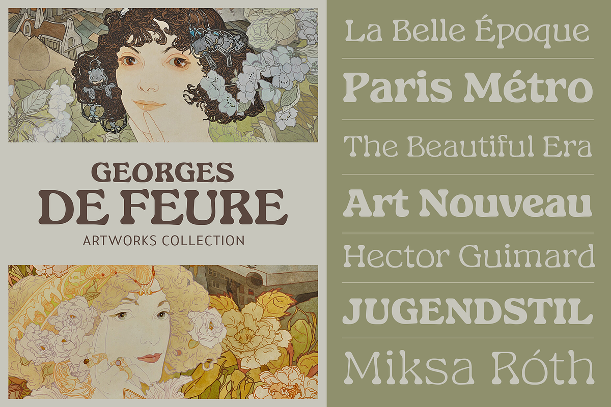 GARDINO - Art Nouveau Typeface, a Serif Font by Nasir Udin (Photo 17 of 18)