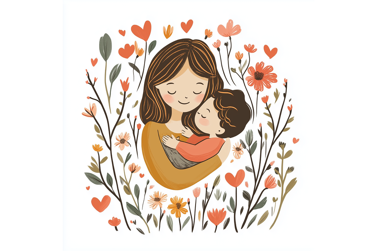 Prompt Mothers Day Views Clipart, a Person Illustration by Creative design (Photo 6 of 7)