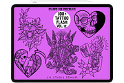 BUNDLE 2 - Tattoo Flash - Stamp Sets, a Brush Add-On by LA Studio Sthlm (Thumbnail 6 of 17)