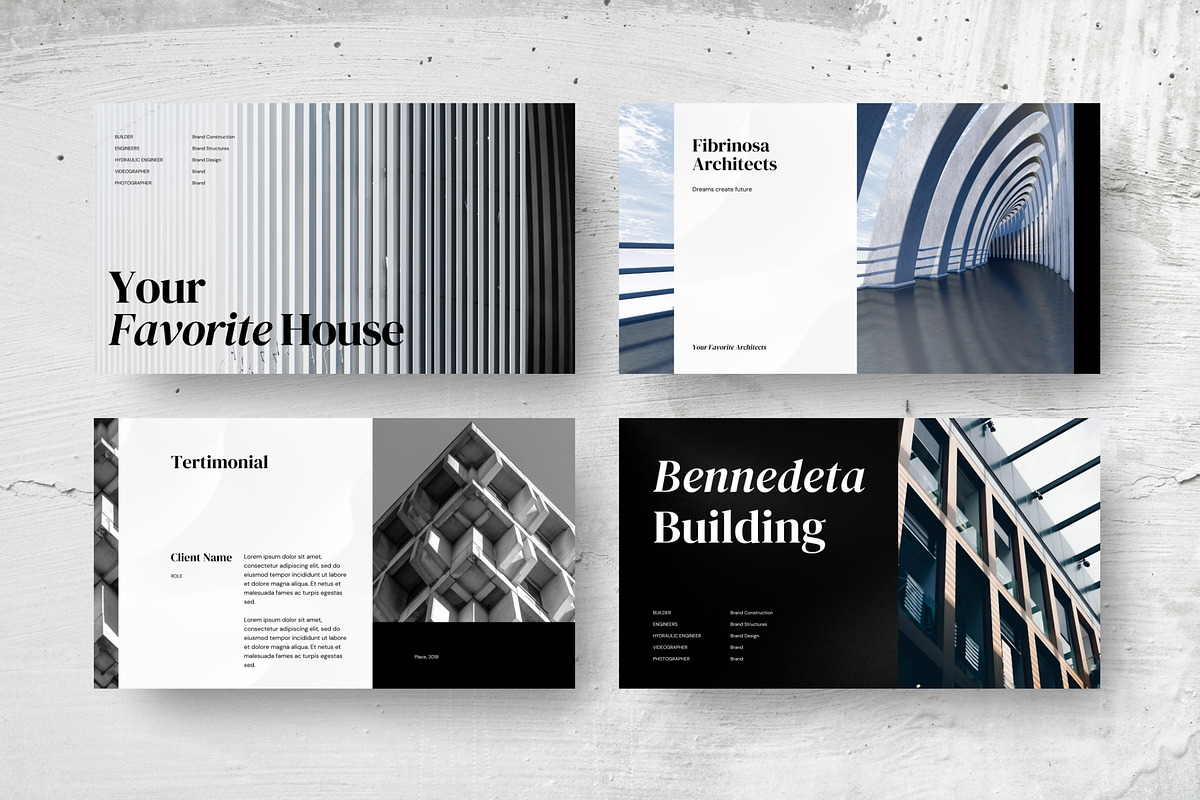 Architects PowerPoint, a Presentation Template by FIBRINOSÄ (Photo 2 of 3)