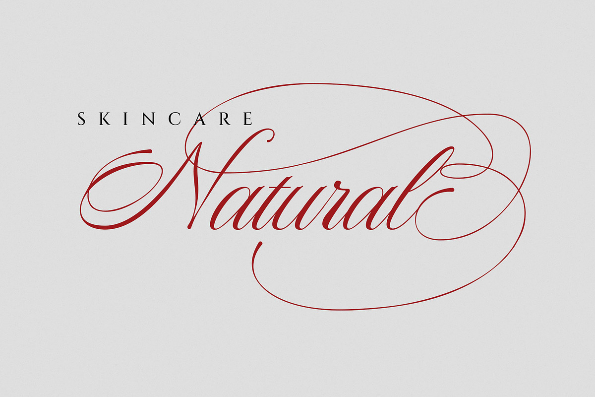 Rastrina Calligraphy Script Font, a Script Font by RantautypeStudio (Photo 7 of 16)