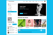 Radio & Podcast Dashboard Web App, an UI Kit Template by nagaredesignstudio (Thumbnail 2 of 5)