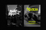 Rojela – Urban Display Font Typeface, a Sans Serif Font by ONESADYA (Thumbnail 9 of 13)