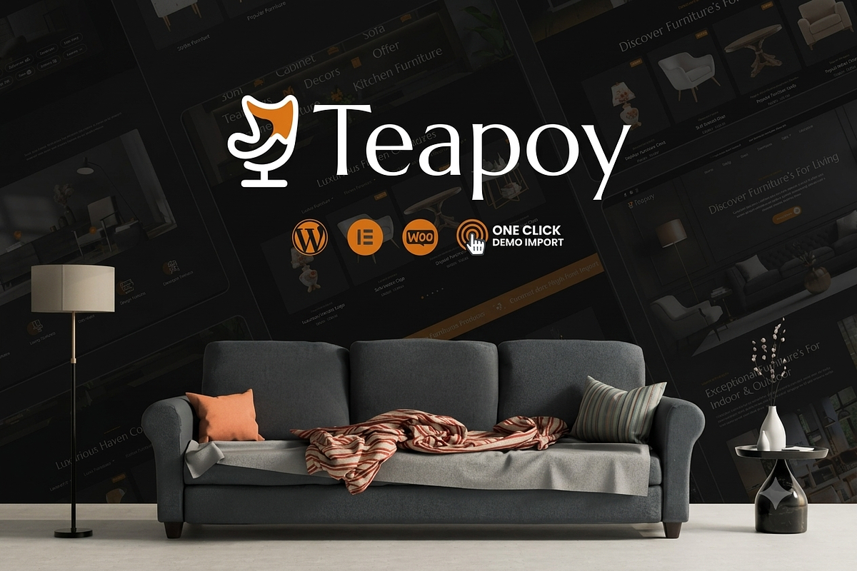 Teapoy - Furniture Store WooCommerce, a WordPress Template by ThemesRain (Photo 2 of 3)