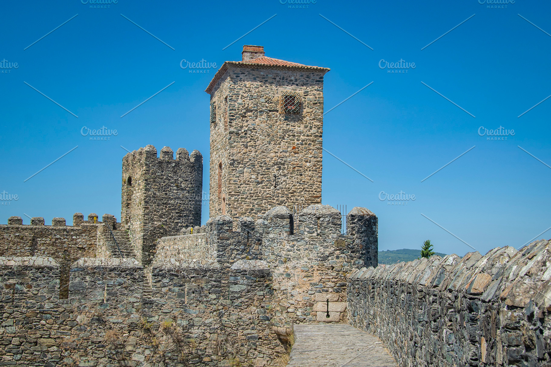 Braganca castle exterior, branganca, portugal, an Architecture Photo by DanFLCreativo