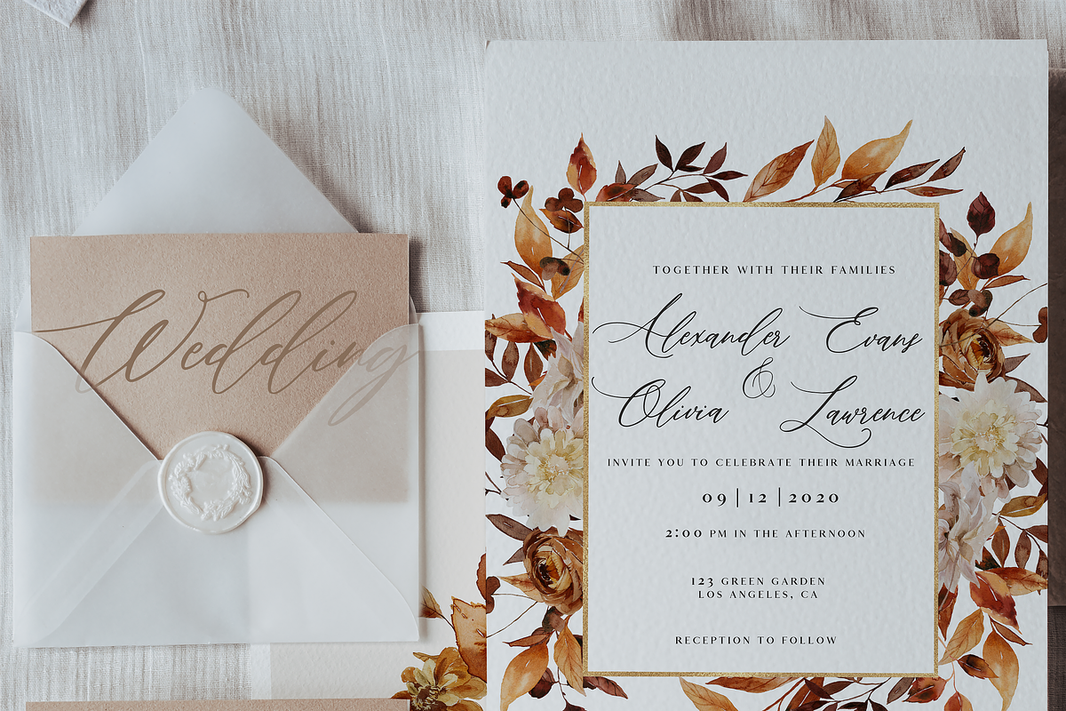UPDATE! AUTUMN GARDEN collection, a Decorative Illustration by Youksy (Photo 5 of 20)
