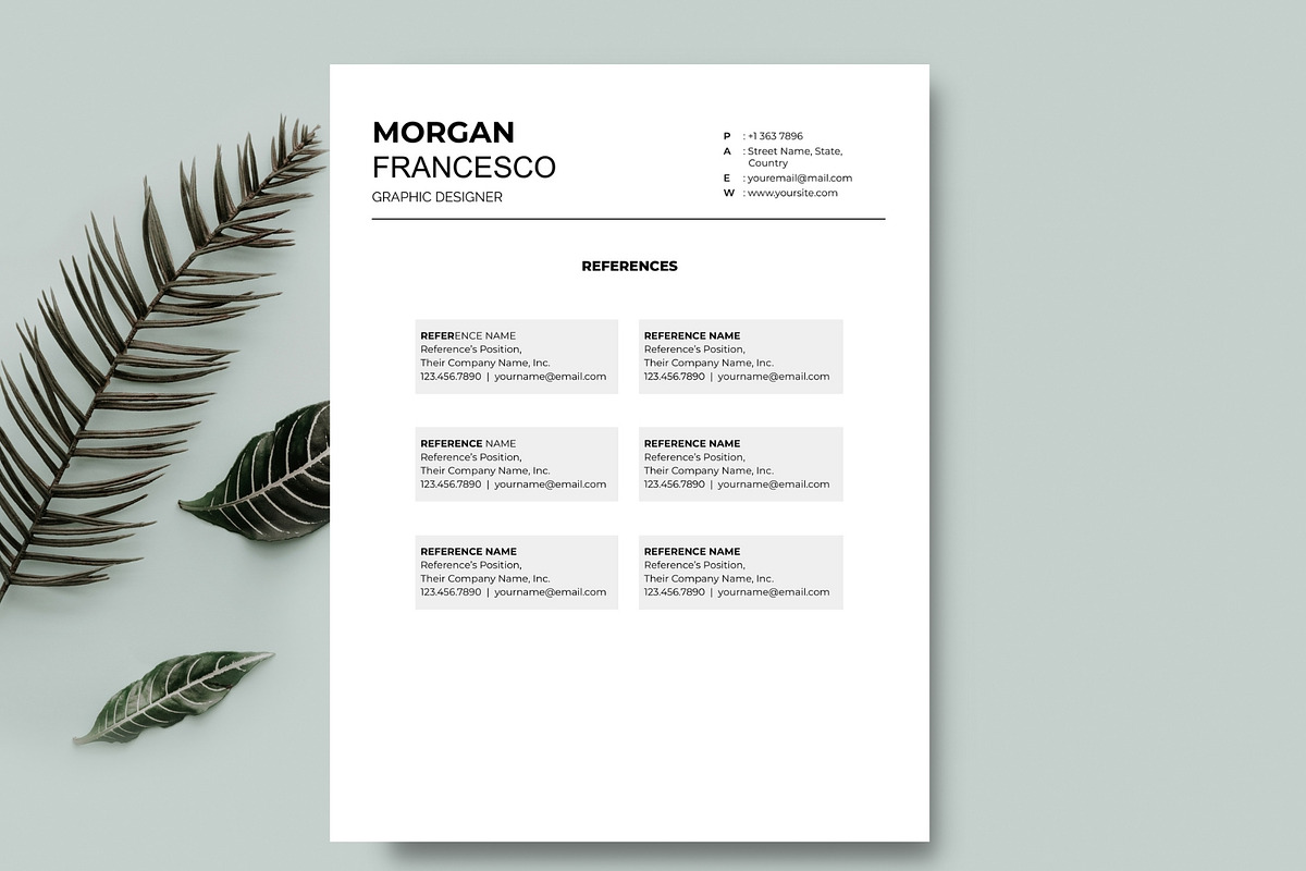 Google Docs Resume Template | 1 Page, a Resume Template by bonadigitals (Photo 3 of 4)