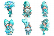 Romantic Fairy Clipart, an Illustration by Daily.Designs (Thumbnail 3 of 5)