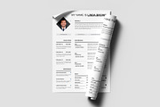 Professional Resume & CV Template, a Resume Template by PixelStudio (Thumbnail 2 of 5)
