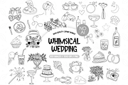 Whimsical Wedding Icons Clipart, an Illustration by TatiMockup (Thumbnail 1 of 6)