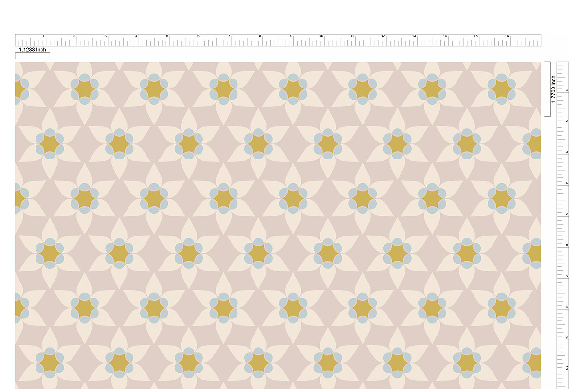 Quilted Geo Seamless Pattern, a Pattern Graphic by JESSIE BLOOM STUDIO (Photo 3 of 3)